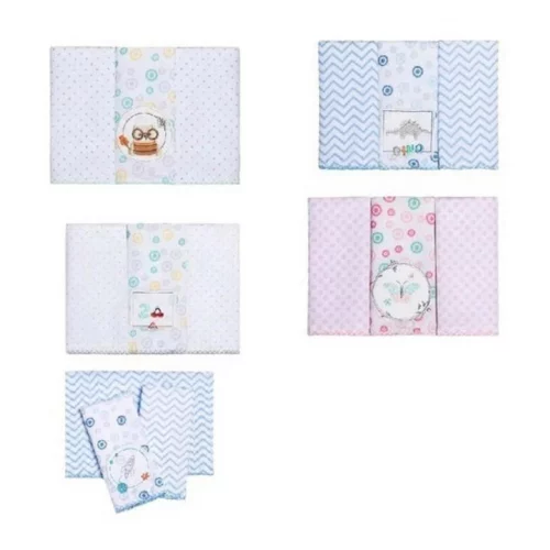 Papi Textil Paninho De Boca Bordados Karinho 32Cm X 32Cm Contem 03 Un
