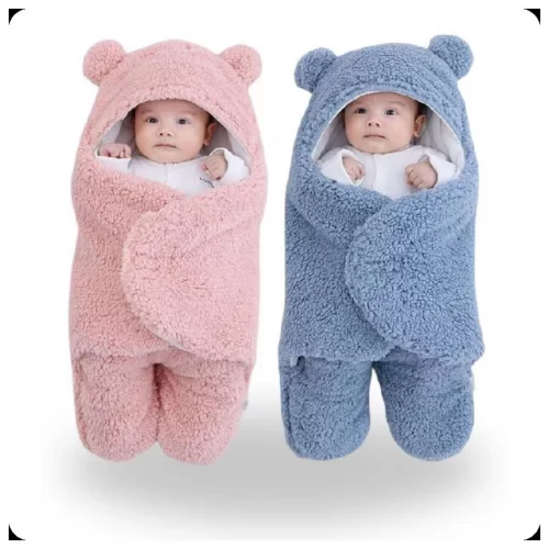 Saco de Dormir Bebe Ursinha Menina e Menino Maternidade | 6 Cores Disponíveis