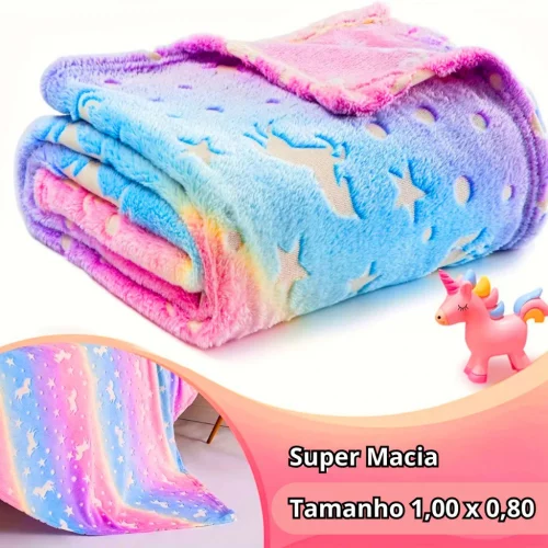 🦄Sua pequena vai adorar esta manta‼️