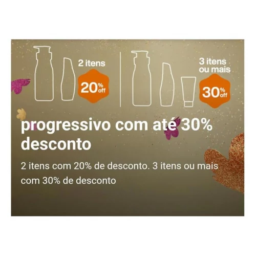 Super Desconto Progressivo na Natura