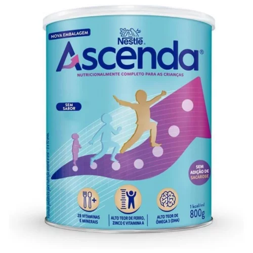 Suplemento Infantil Ascenda Sem Sabor 800G