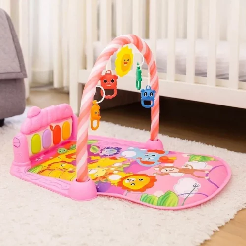 Tapete De Atividades Musical Bebê Piano Interativo Ginásio