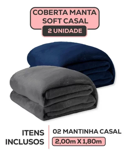 2 Mantas para ficar quentinho nesse frio