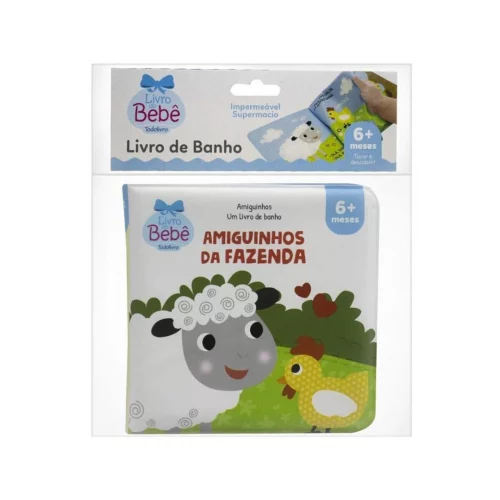 Amiguinhos da Fazenda Livro de banho