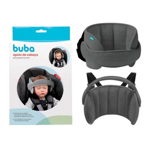 Apoio de Cabeça Para Assento de Carro BUBA Preto Tamanho único