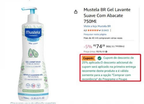 Baixou- Frasco 750 ml ‼