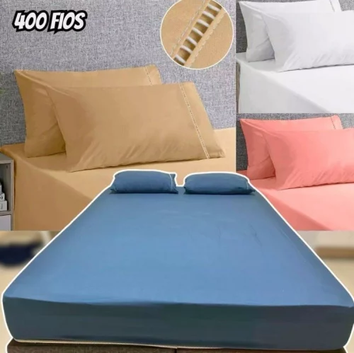 Baratinho 🛏 P/ cama Queen! 🌈 5 cores disponíveis!