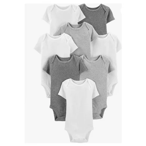 Body Pacote com 8 bodies de manga curta Simple Joys by Carter'sUnisex Bebê