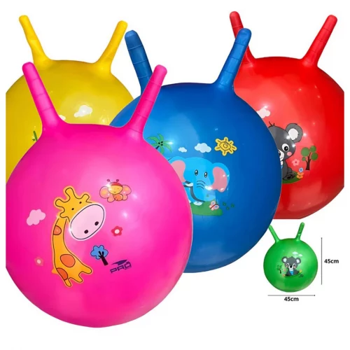 Bola Pula Pula Com Alça Colorida Upa Upa Infantil