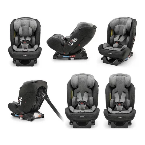 Cadeira para Auto 0-36 Kg Isofix Litet All Stages Fix 2.0 preto e cinza