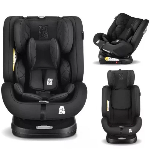 Cadeira para Auto Artemis 0-36 KGS Isofix 360° Preta Multikids Baby - BB433