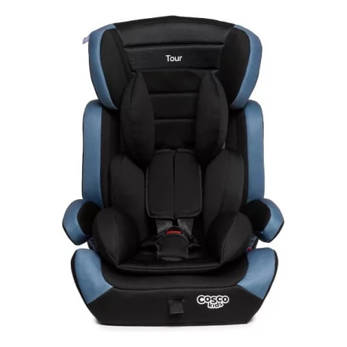 Cadeira Tour Preto Azul - Cosco Kids Liso Preto