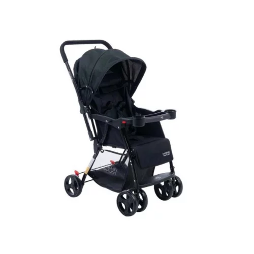 Carrinho Bebê Com Alça Reversível Youturn Preto Maxi Baby