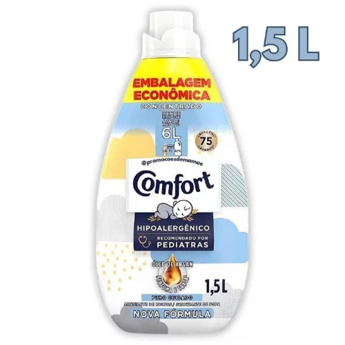 Comfort Amaciante Concentrado Puro Cuidado 1,5L