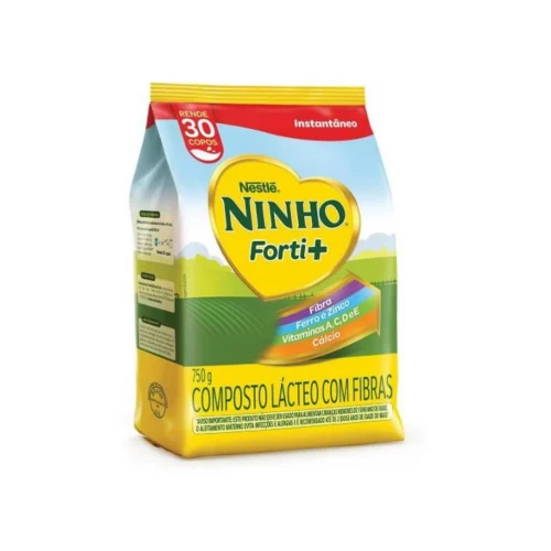 Composto Lácteo, Nestlé, Ninho Forti+, Pacote, 750g