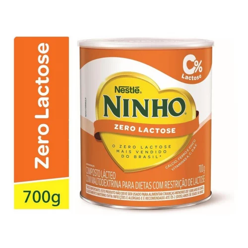 Composto Lácteo Ninho Fort+ Zero Lactose 700g