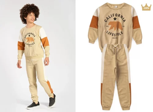 Conjunto Moletom Peluciado Infantil Masculino