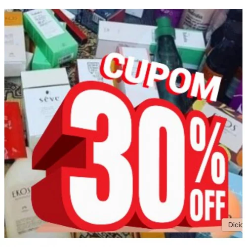 COOORREEEEE ‼️ Cupom de 30% de desconto em TODO SITE da Natura.