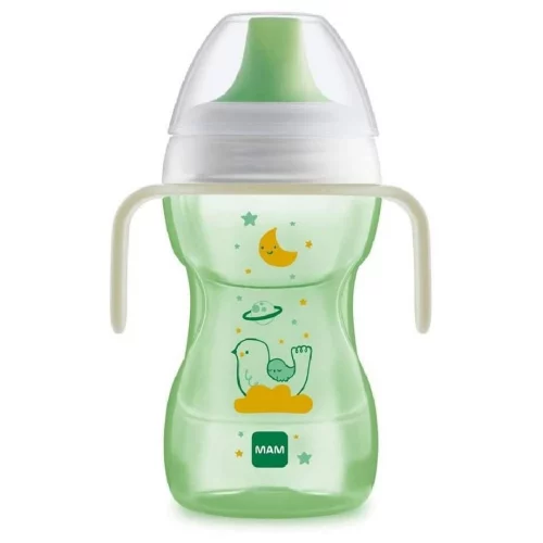 Copo Trainer Night MAM Verde - 270ml