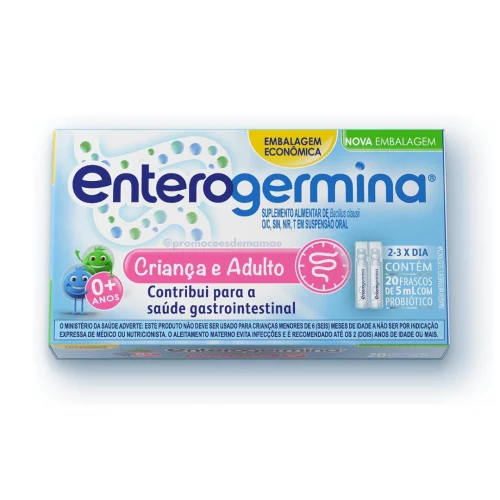Enterogermina Probiótico 20 frascos de 5ml - Tamanho Família