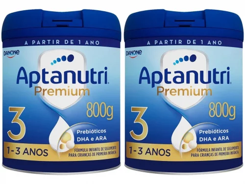 Fórmula Infantil Aptanutri Original Premium+ 3 - 800g 2 Unidades