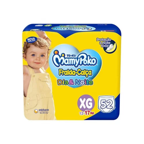 Fralda-Calça MamyPoko Dia&Noite XG 52 Unidades