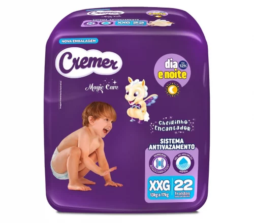 Fralda Cremer Magic Care XXG 22 Unidades