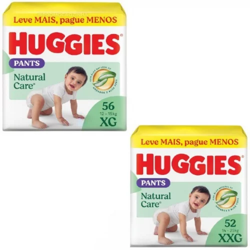 Fralda Huggies Natural Care Roupinha