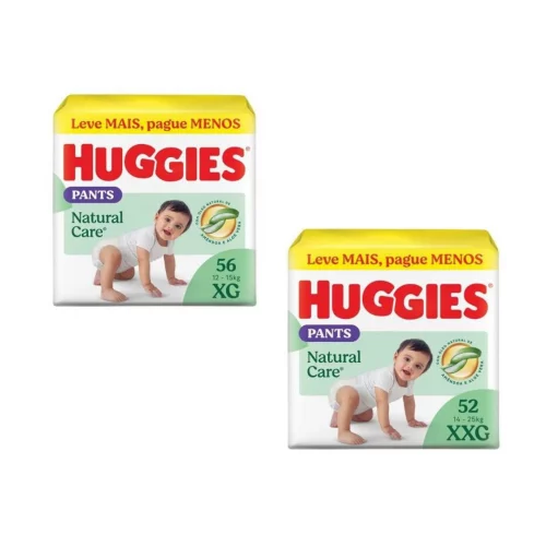 Fralda Huggies Natural Care Roupinha