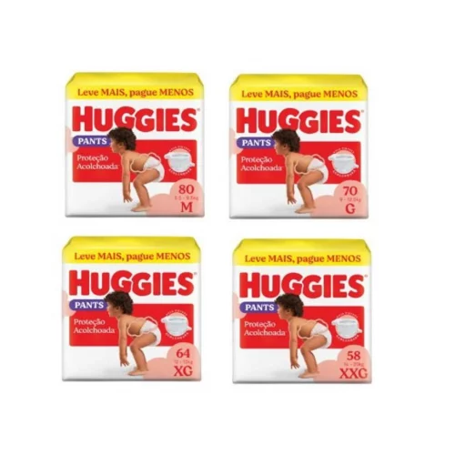 Fralda Huggies Roupinha Proteção Acolchoada