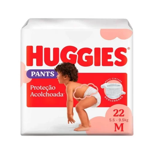 Fralda Huggies Supreme Care Roupinha M 22 unidades