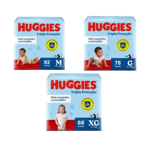Fralda Huggies Tripla Proteção