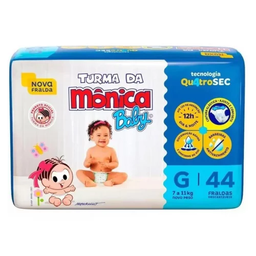 Fralda Mega Tamanho Grande Sem Gênero  G 44un