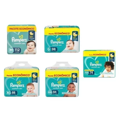 Fralda Pampers Confort Sec
