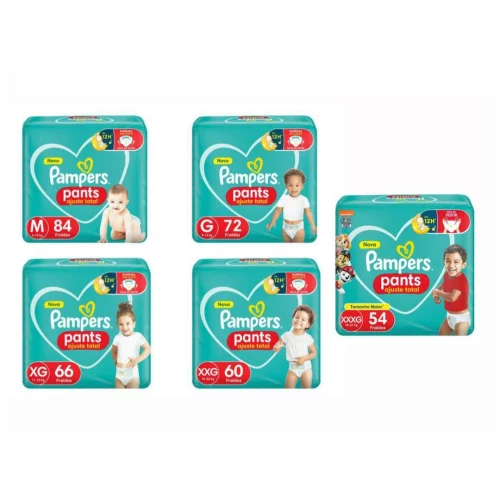 Fralda Pampers Pants Ajuste Total