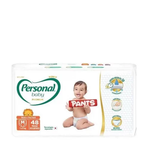 Fralda Personal Baby Premium Pants M com 48