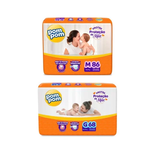 Fralda Pom Pom Protek Proteção De Mãe