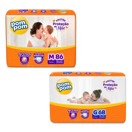 Fralda Pom Pom Protek Proteção de Mãe