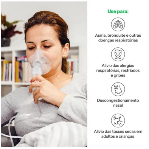 G-Tech Inalador e Nebulizador de Ar Compact DC2