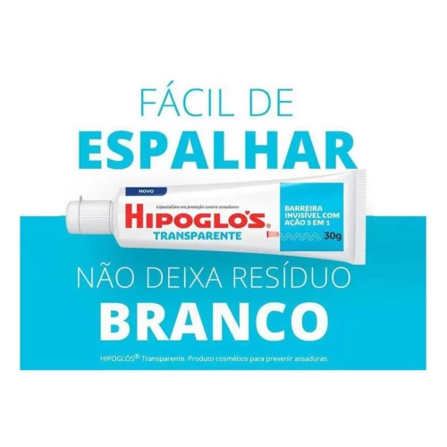 HIPOGLÓS® Transparente Creme Preventivo De Assaduras, 30g