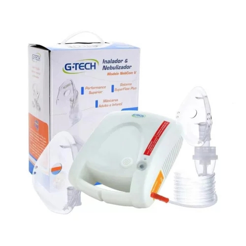 Inalador e Nebulizador NEBCOM V 127/220V G-Tech
