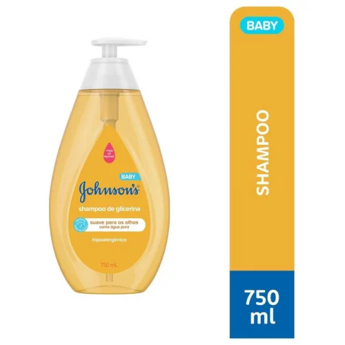Johnson's Baby Shampoo Glicerina Para Bebê, 750ml