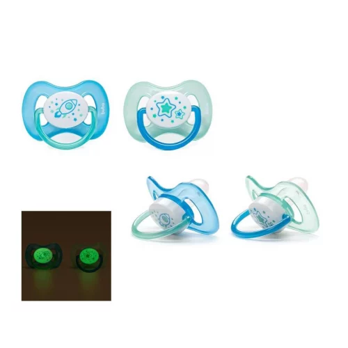 Kit 2 Chupeta Comfort Buba Noturna (Tam.2)