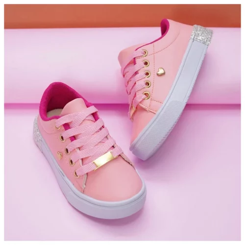 Kit 2 Pares Tênis Infantil Feminino Ultra Confortável Escolar Leve 25-36 Envio Rápido