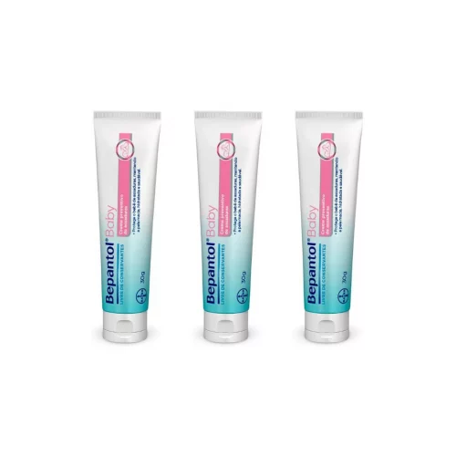 Kit 3 Pomada Assadura Bepantol Baby 30g