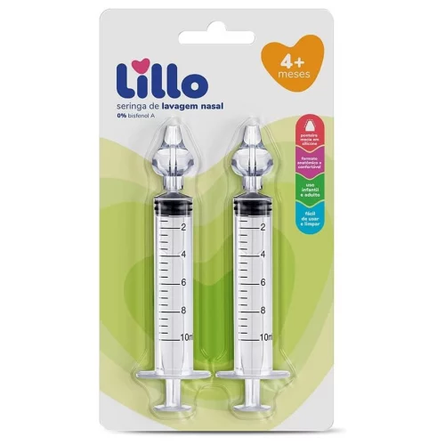Kit De Seringa Lavagem Nasal Lillo