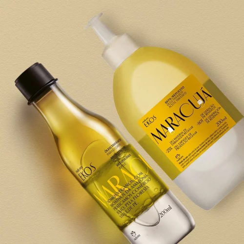 Kit Ekos Óleo Corporal Trifásico Maracujá com Refil (2 produtos)
