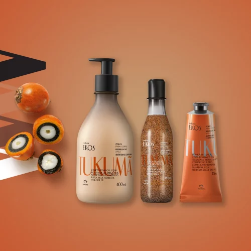 Kit Ekos Tukumã Esfoliante e Hidratante Corpo e Mãos (3 produtos)