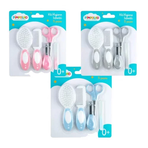 Kit Higiene 5 Peças Bebe Unha Pimpolho