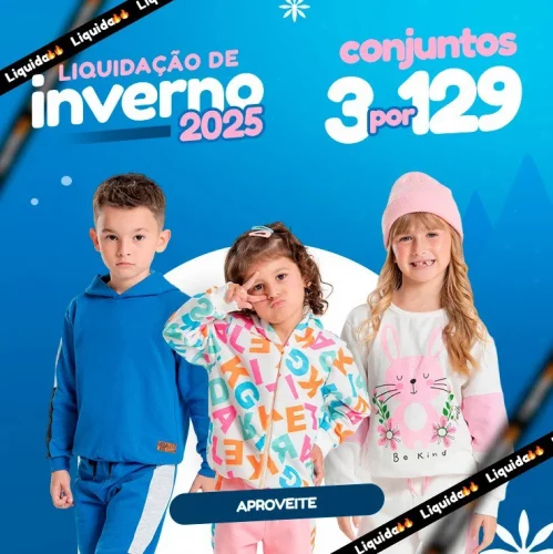 🔥❄️ Liquida inverno! 3 Conjuntos Quentinhos por Apenas R$129! ❄️🔥